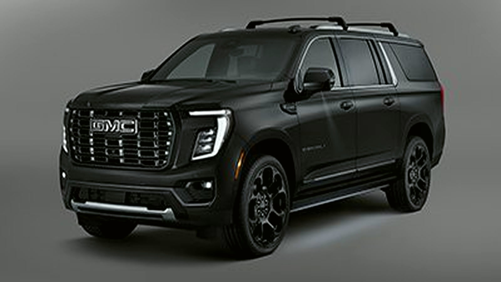 Black GMC Yukon Elevation XL in profile